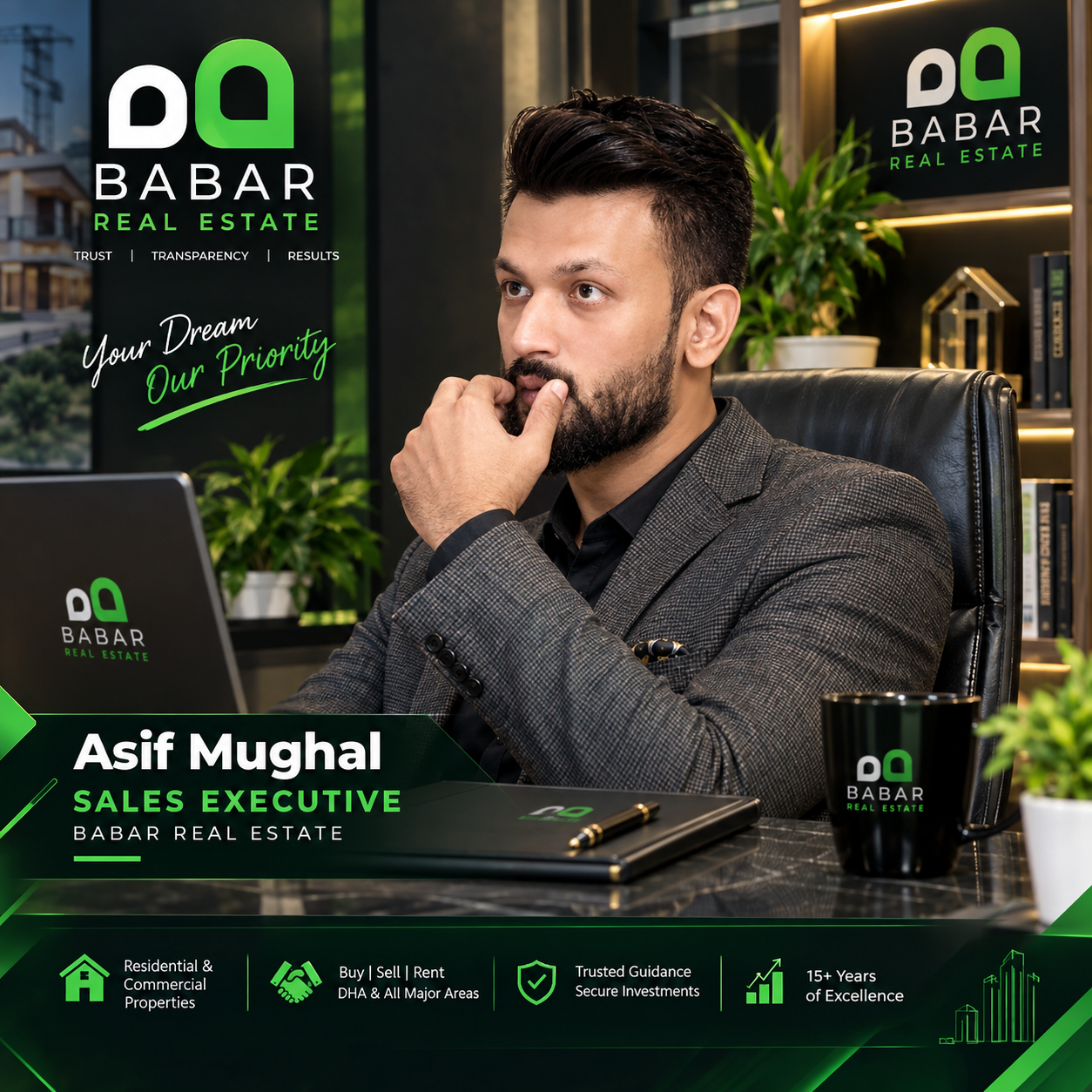 Asif Mughal — Senior House Specialist, Babar Real Estate