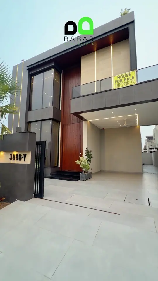 Front exterior of the house featured in Babar Real Estate’s video tour